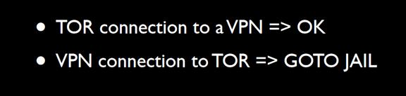 Tor to VPN